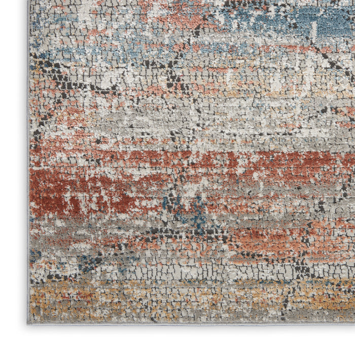 Rustic Textures Multicolor MULTI Synthetic Fibers