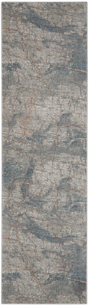 Rustic Textures Light Grey / Blue LGYBL