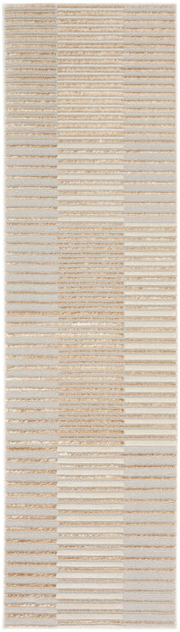 Brushstrokes Beige Silver BGESV