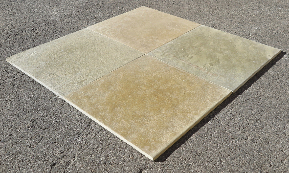 Kota Brown Limestone Tile - 18" x 18" x 5/8"