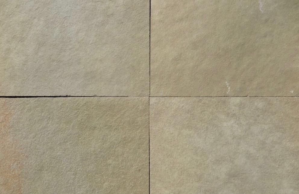 Kota Brown Limestone Tile - 12" x 12" x 3/8" Natural Cleft Face, Gauged Back