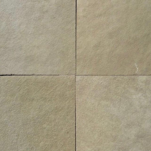 Kota Brown Limestone Tile - 12" x 12" x 3/8" Natural Cleft Face, Gauged Back