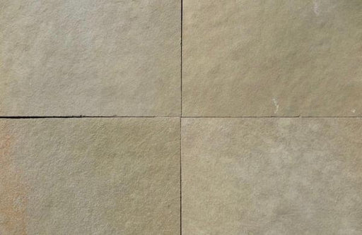 Full Tile Sample - Kota Brown Limestone Tile - 16" x 16" x 3/8" - 1/2" Natural Cleft Face, Gauged Back