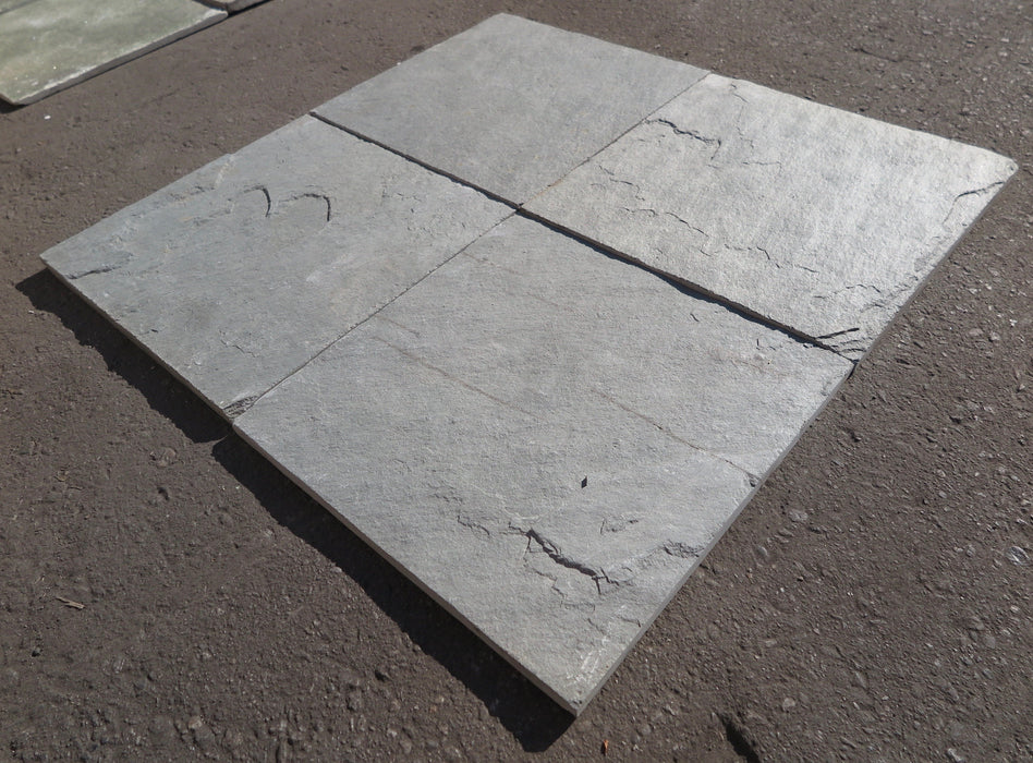 Kota Grey Limestone Tile - 12" x 12" x 1/2" - 3/4"