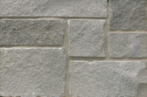 Lagos Gray Split Face Limestone Veneer - 4" x 8" x 1 1/2"