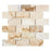 Latravonya Travertine Mosaic - 2" x 4" Brick Filled & Honed