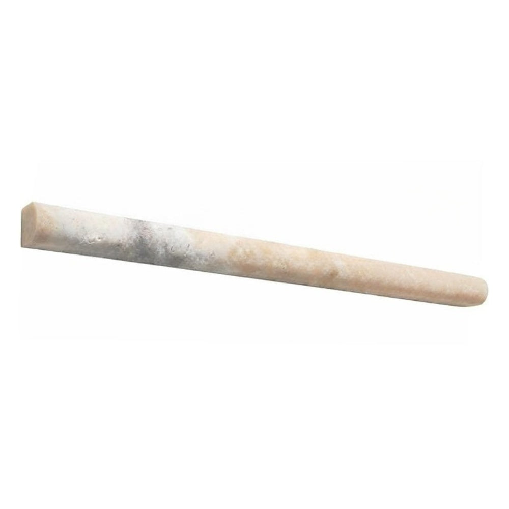 Latravonya Travertine Liner - 3/4" x 12" Bullnose Unfilled & Honed