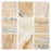 Full Tile Sample - Latravonya Travertine Tile - 4" x 4" x 3/8" Tumbled