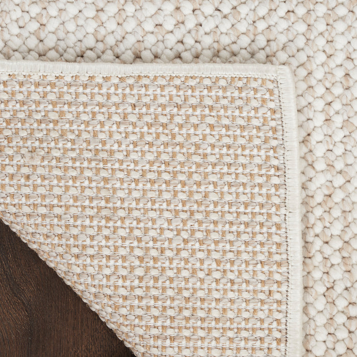 Natural Texture Polyester Ivory Beige IVBGE