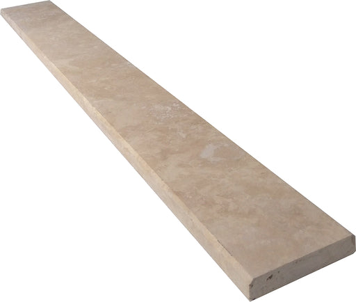 Ivory Filled & Honed Marble Threshold - 6" x 72"