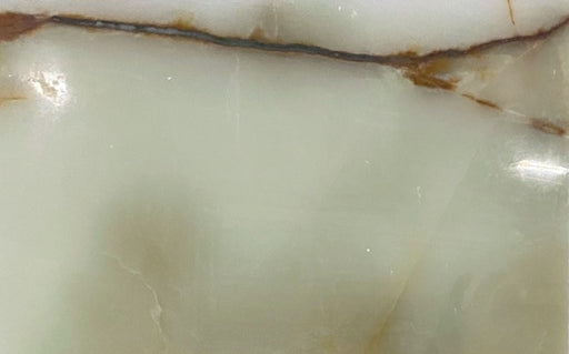 Full Tile Sample - Green Light Onyx Tile - 12" x 12" x 3/8" Polished