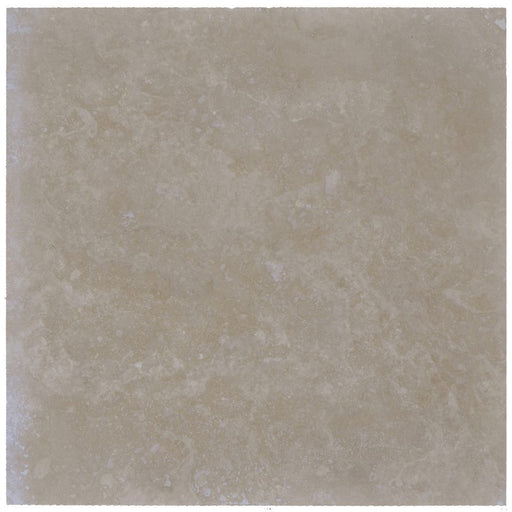 Full Tile Sample - Lito Medium Travertine Tile - 24" x 24" x 1/2" Filled & Honed