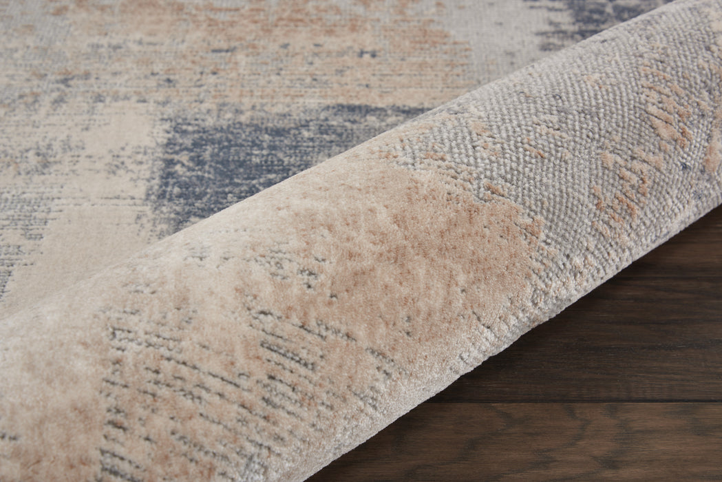 Rustic Textures Beige / Grey BGEGY Synthetic Fibers