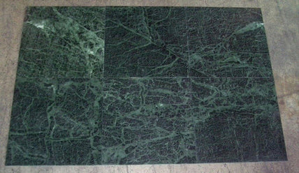 Polished Verde Reale Marble Tile - 12" x 12" x 3/8" 