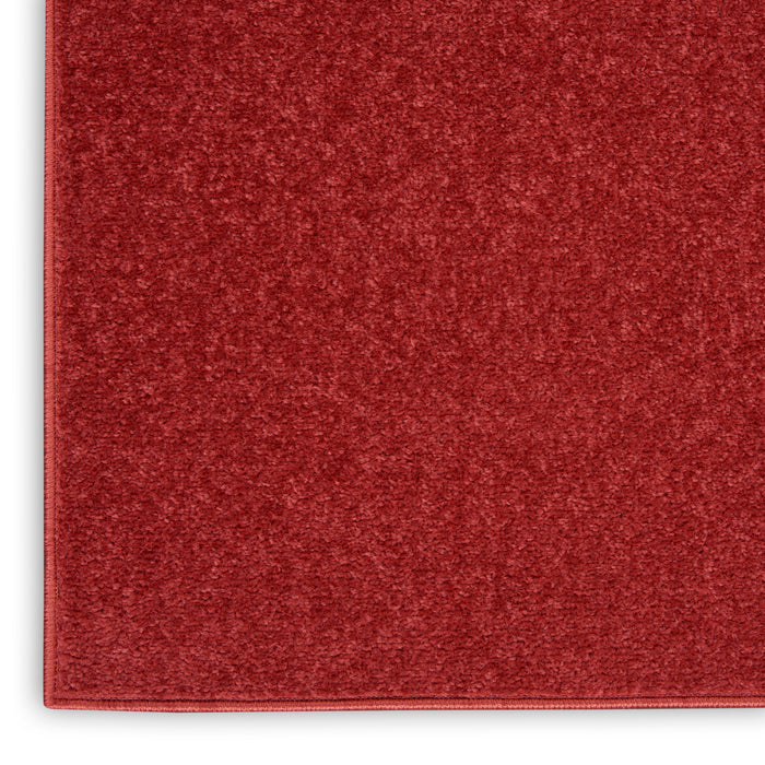 Nourison Essentials Brick Red BRKRD Polypropylene