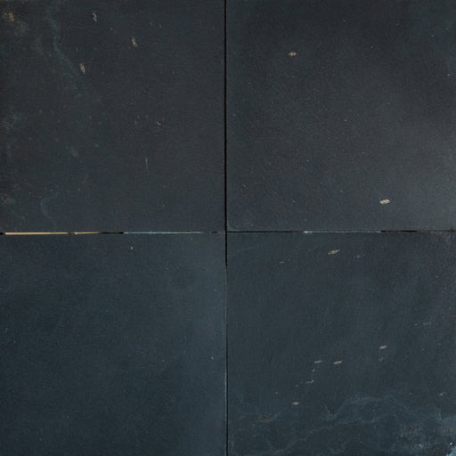 Full Tile Sample - Midnight Black Slate Tile - 12" x 12" x 3/8" Honed