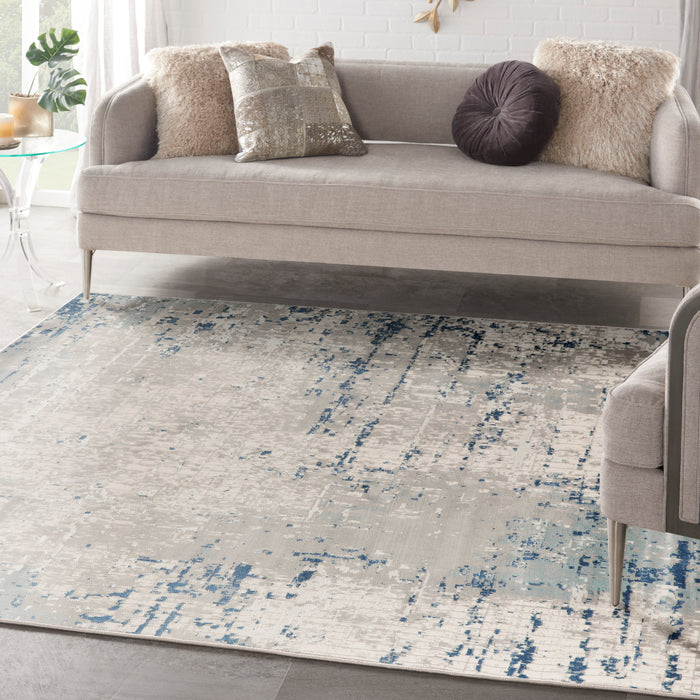 Quarry Polypropylene Ivory Grey Blue QUA01 IVGBL