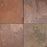 Full Tile Sample - Multi Color Red Slate Tile - 16" x 16" x 1/2" Natural Cleft Face & Back