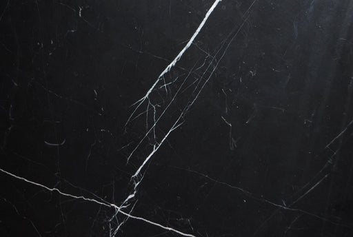 Full Tile Sample - Nero Marquina Marble Tile - 12" x 12" x 3/8" Polished