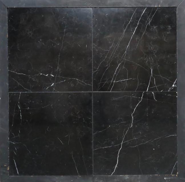 Nero Marquina Marble Tile - 18" x 18" x 1/2" Polished