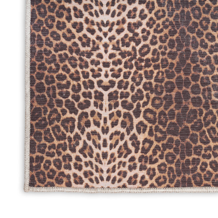 Nourison Washables Leopard LEOPA Cotton Blend