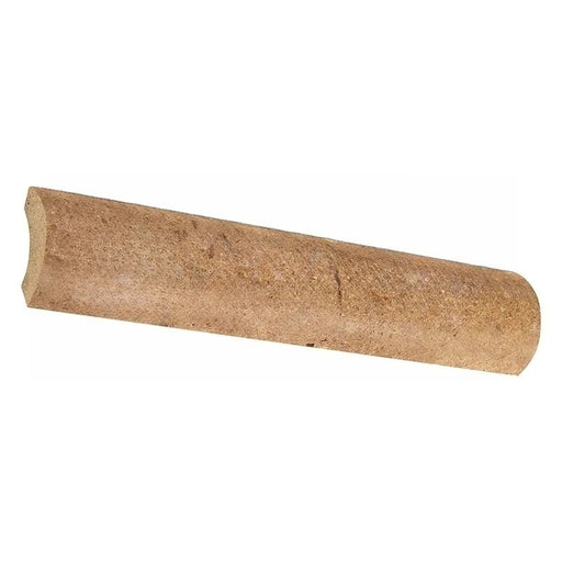 Noche Travertine Liner - 1" x 6" Quarter Round Unfilled & Honed