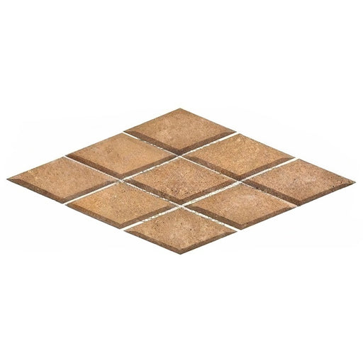 Noche Travertine Mosaic - 3" x 6" Diamond Honed