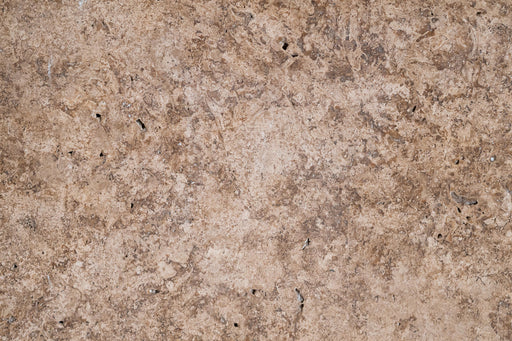 Full Tile Sample - Noche Cross Cut Travertine Tile - 16" x 16" x 3/8" Unfilled & Honed