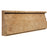 Noche Unfilled & Honed Travertine Molding - 4" x 12" Colosseo Molding