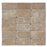 Noche Cross Cut Tumbled Travertine Tile - 16" x 16"