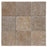 Noche Cross Cut Tumbled Travertine Tile - 16" x 16" x 1/2"