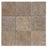 Full Tile Sample - Noche Cross Cut Travertine Tile - 16" x 16" x 1/2" Tumbled