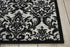 Damask Polyester BKWHT Black/White