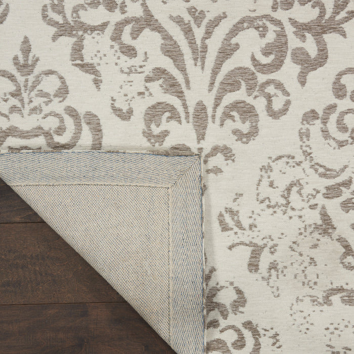 Damask Polyester Ivory IV