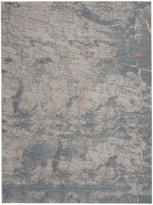 Rustic Textures Light Grey / Blue LGYBL