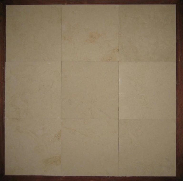 Honed Oasis Gold Limestone Tile - 12" x 12" x 3/8" 