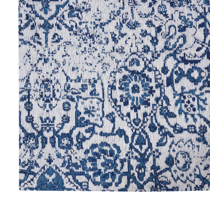 Damask Ivory / Navy IVNAV Polyester