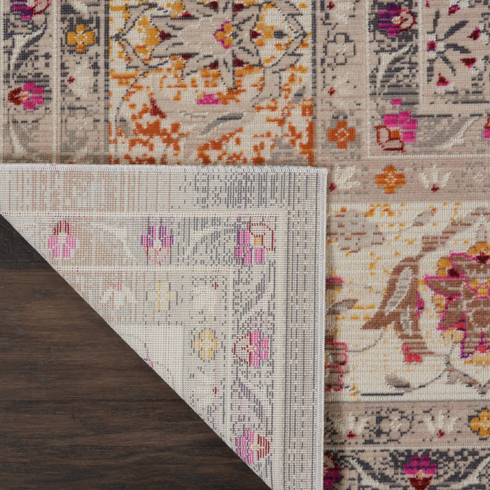 Vintage Kashan Polypropylene Grey GREY