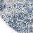 Damask Ivory / Navy IVNAV Polyester