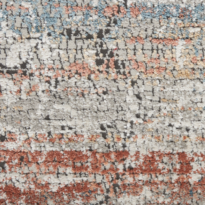 Stone Texture Rug Nourison Rustic Textures RUS11 Multicolor 8 Ft Runner Area Rug — Stone ...