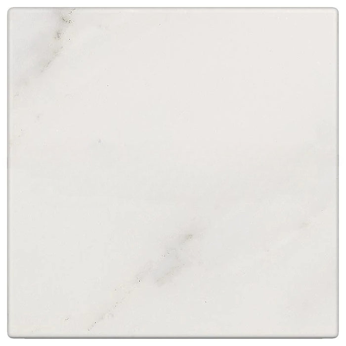 Oriental White Marble Tile - 6" x 6" x 3/8" Tumbled