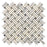 Oriental White Marble Mosaic - Stanza with Gray Dots