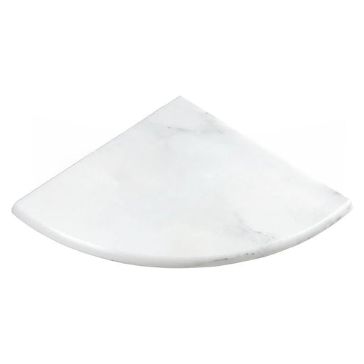 Oriental White Marble Corner Shelf - Polished (Both Sides)