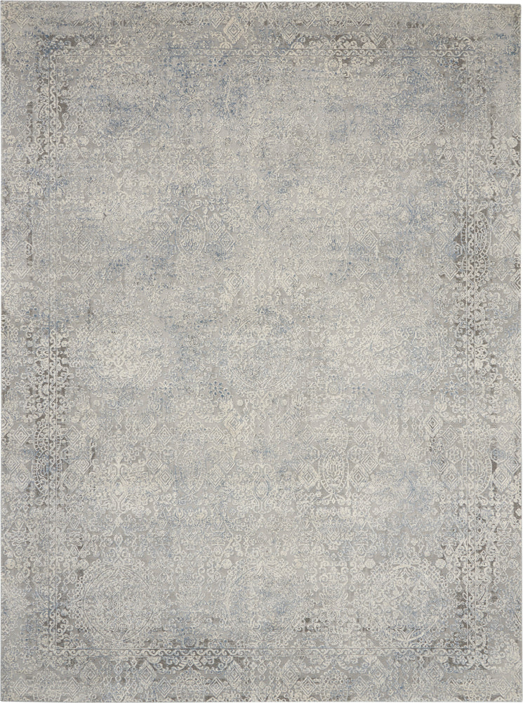 Rustic Textures Ivory Light Blue IVLTB