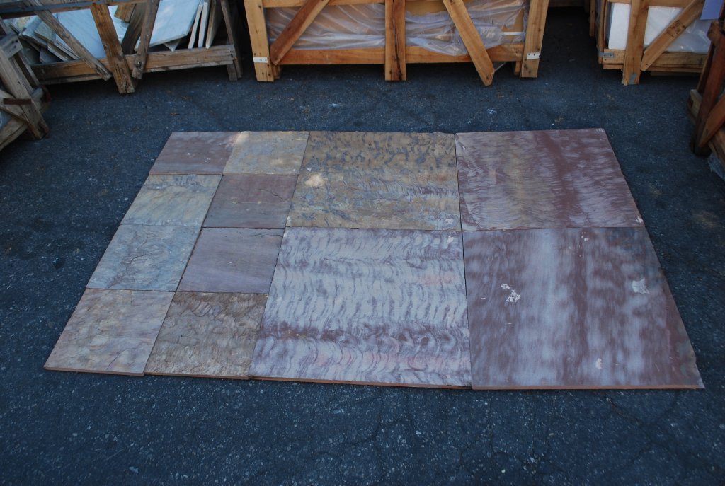 Pink Leather Sandstone Tile - 24" x 24" x 1/2"