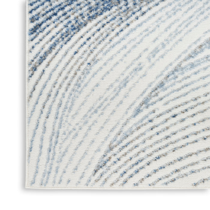 Fascination Ivory Blue IVBLU Polyester