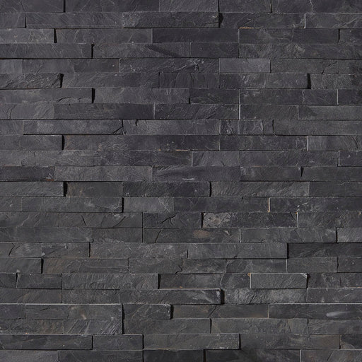 RockMount Stacked Stone Panel Premium Black LPNLSPREBLK624