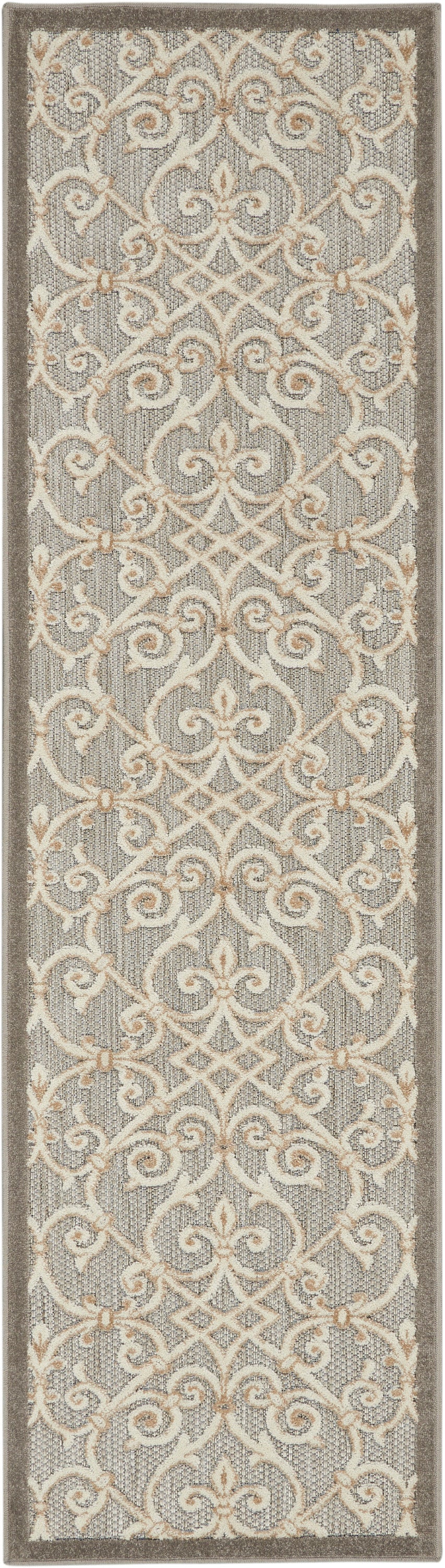 Nourison Aloha ALH21 Natural 8 Ft Runner Area Rug | Lowest Price ...