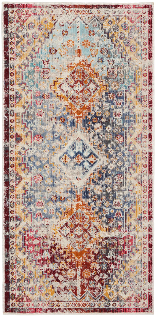 Vintage Kashan Multicolor MULTI