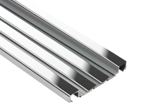 QF8/50ACG Polished Chrome Anodized Aluminum